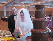 заказать шоколадный фонтан на свадьбу  